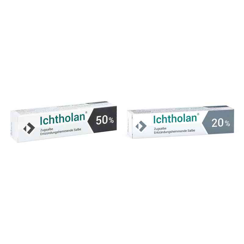 Ichtholan Zugsalbe 50% + Zugsalbe 20% 25+15 g von Ichthyol-Gesellschaft Cordes Hermanni & Co. (GmbH  PZN 08107762