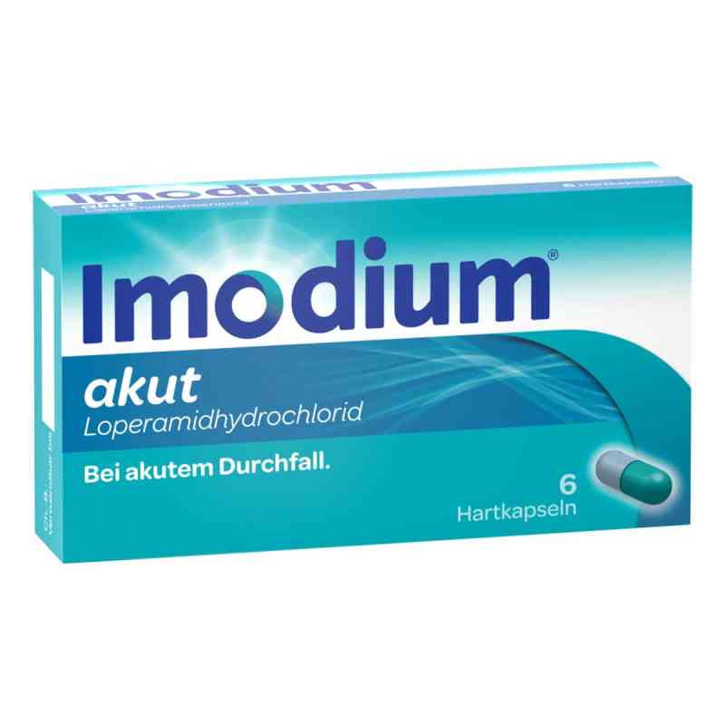Imodium akut - Hartkapseln bei akutem Durchfall 6 stk von Kenvue Germany GmbH (OTC) PZN 04940757