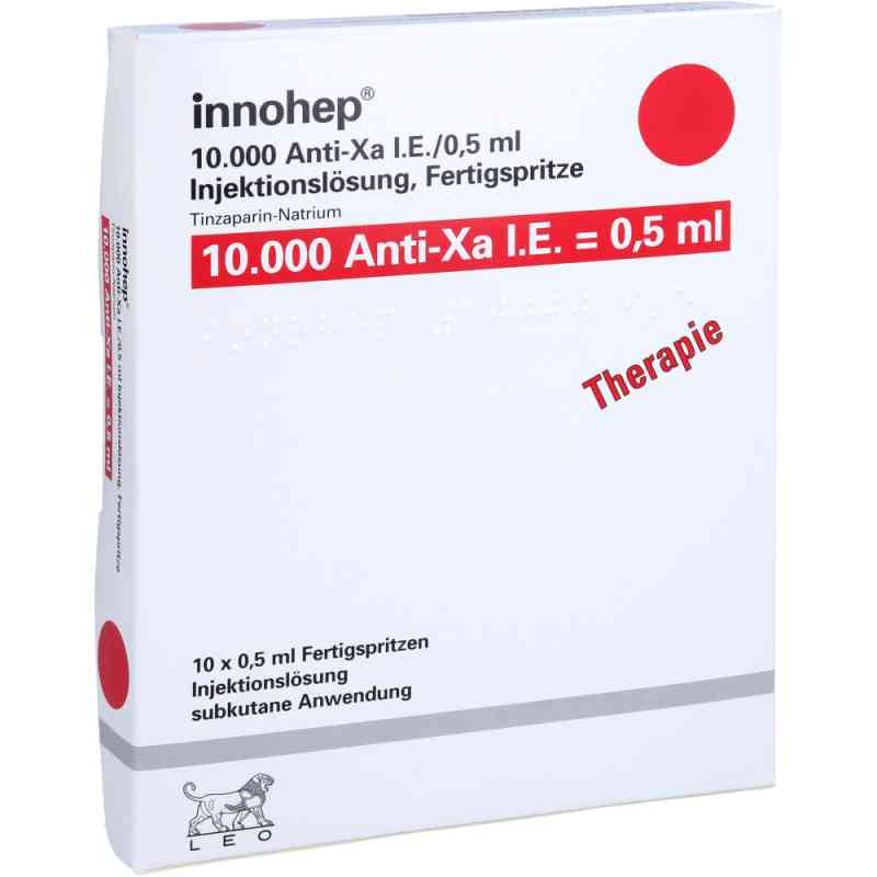 Innohep 10.000 Anti-xa I.e./0,5ml Fertigspritzen 10 stk von LEO Pharma GmbH PZN 14022850