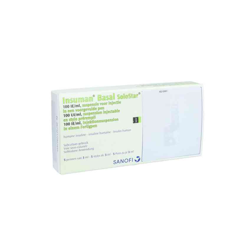 Insuman Basal 100 I.e./ml Solostar Fertigpen 5X3 ml von axicorp Pharma GmbH PZN 11525071