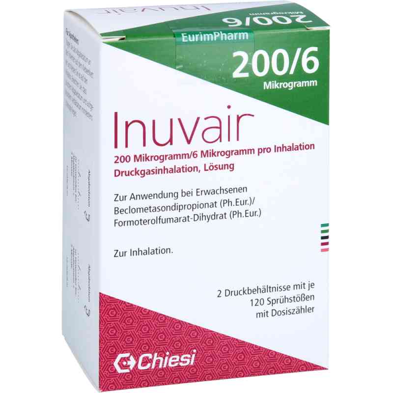 Inuvair 200/6 [my]g 120 Hub Druckgasinhalat 2 stk
