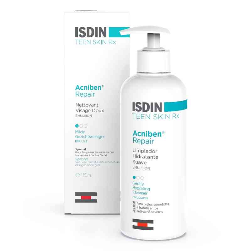 ISDIN Acniben Repair Reinigungsemulsion 180 ml von ISDIN GmbH PZN 15617083
