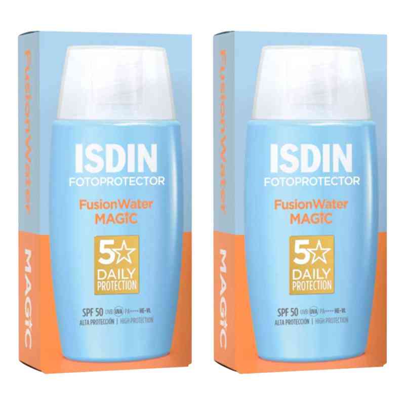 ISDIN Fotoprotector Fusion Water LSF 50 2x50 ml von ISDIN GmbH PZN 08104746