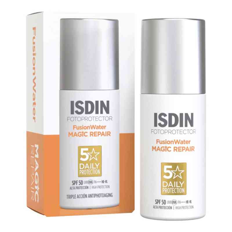 ISDIN FusionWater Repair Anti-Age Sonnencreme Gesicht LSF 50 50 ml von ISDIN GmbH PZN 18874490