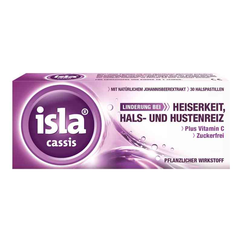 isla cassis Halspastillen bei Halskratzen und Reizhusten  30 stk von Engelhard Arzneimittel GmbH & Co.KG PZN 03396814