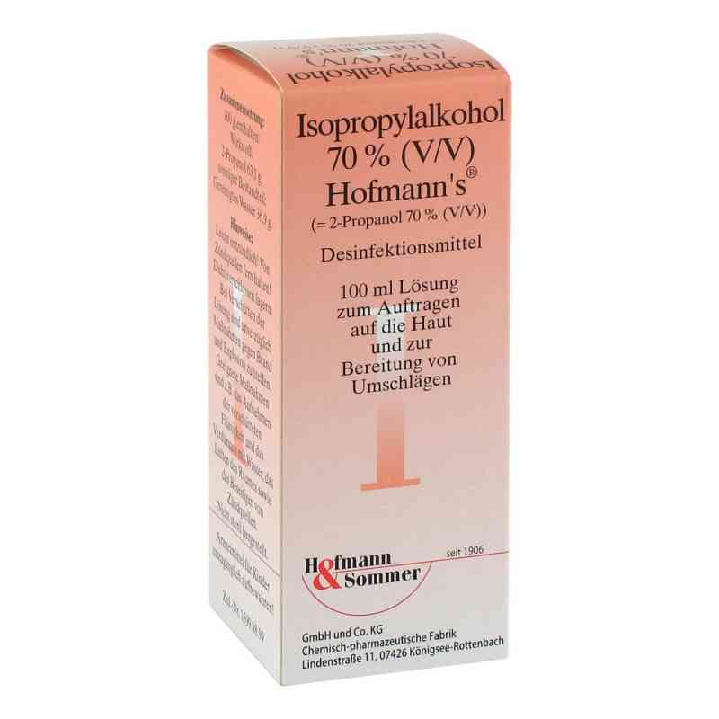 Isopropylalkohol 70% V/v Hofmann's 100 ml von Hofmann & Sommer GmbH & Co. KG PZN 00690536