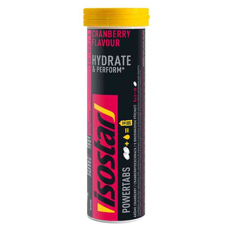 Isostar Powertabs Fast Hydration Cranberry Brausetabletten  120 g von Layenberger Nutrition Group GmbH PZN 19639762