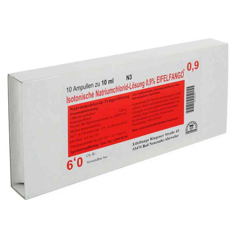 Isotonische Nacl Lösung 0,9% Eifelfango iniecto -lsg. 10X10 ml von EIFELFANGO GmbH & Co. KG PZN 00874727