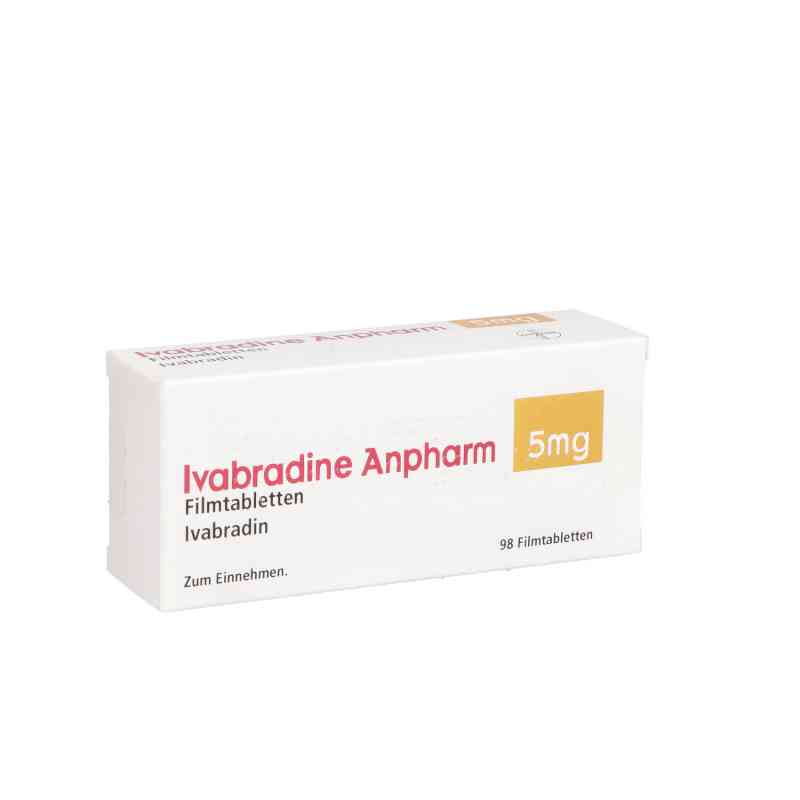 Ivabradine Anpharm 5 mg Filmtabletten 98 stk von Orifarm GmbH PZN 15821429
