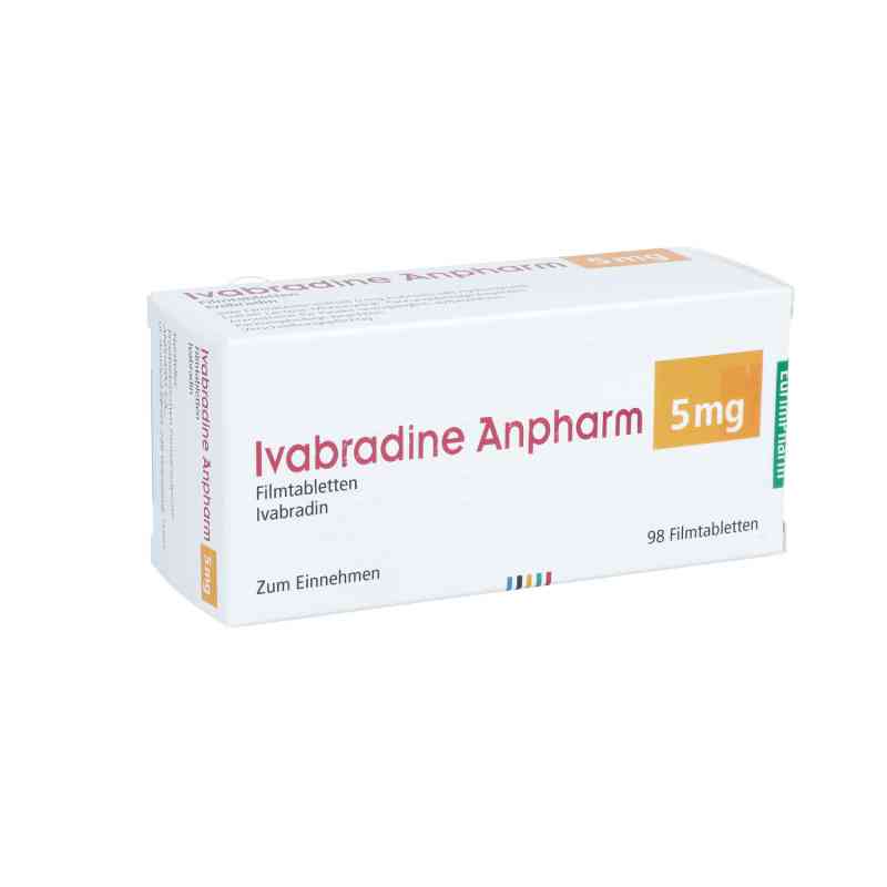 Ivabradine Anpharm 5 mg Filmtabletten 98 stk von EurimPharm Arzneimittel GmbH PZN 16605194