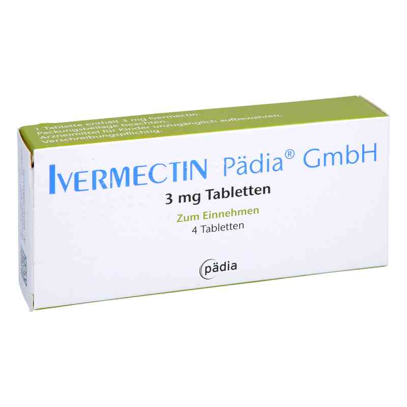 Ivermectin Pädia Gmbh 3 Mg Tabletten 4 stk von Pädia GmbH PZN 17390726