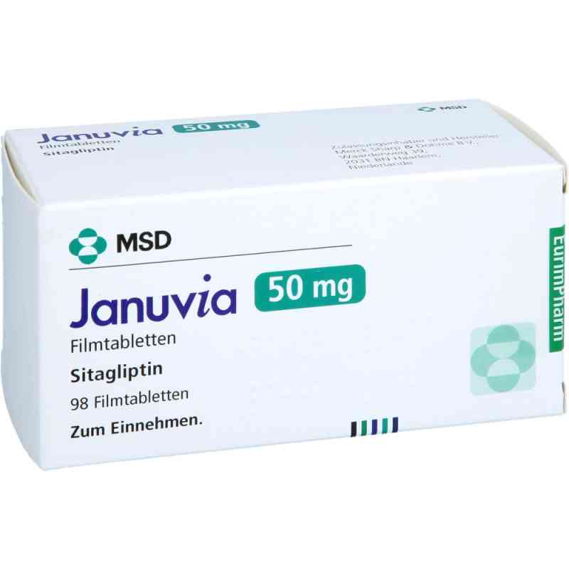 Januvia 50 Mg Filmtabletten 98 stk von EurimPharm Arzneimittel GmbH PZN 18822412