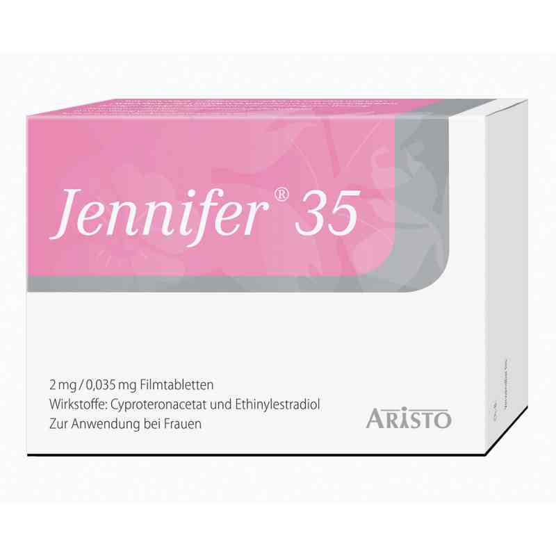 Jennifer 35 2 mg/0,035 mg Filmtabletten 21 stk von Aristo Pharma GmbH PZN 00078999