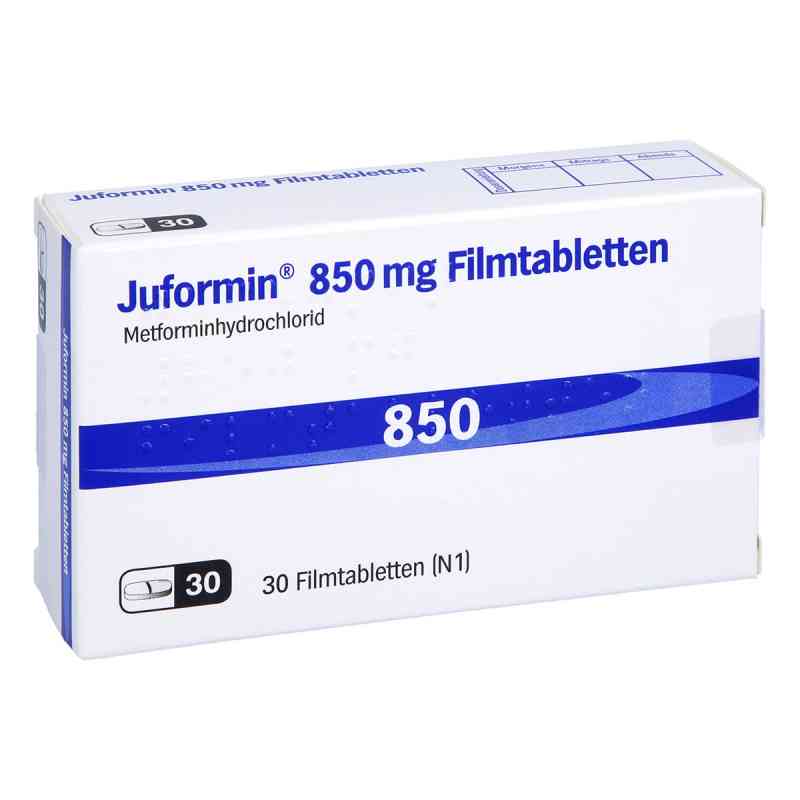 Juformin 850 mg Filmtabletten 30 stk von JUTA Pharma GmbH PZN 15398327