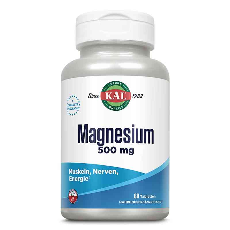 KAL Magnesium 500 mg Tabletten 60 stk von Supplementa GmbH PZN 16865682