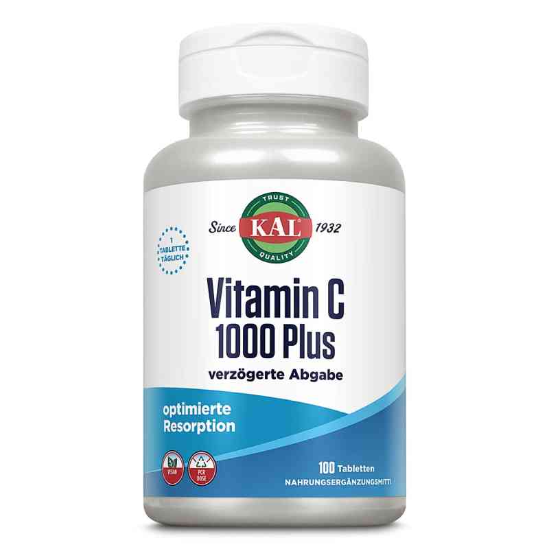 KAL Vitamin C 1000 Plus Retardtabletten 100 stk von Supplementa GmbH PZN 15880337