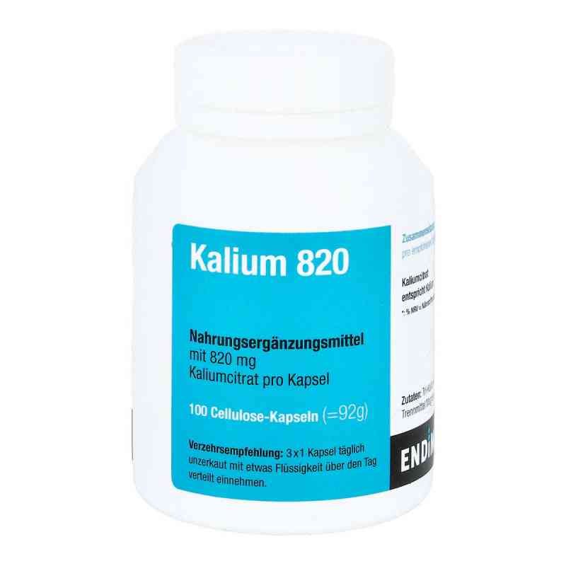Kalium 820 Kapseln 100 stk von ENDIMA Vertriebsgesellschaft mbH PZN 01500101