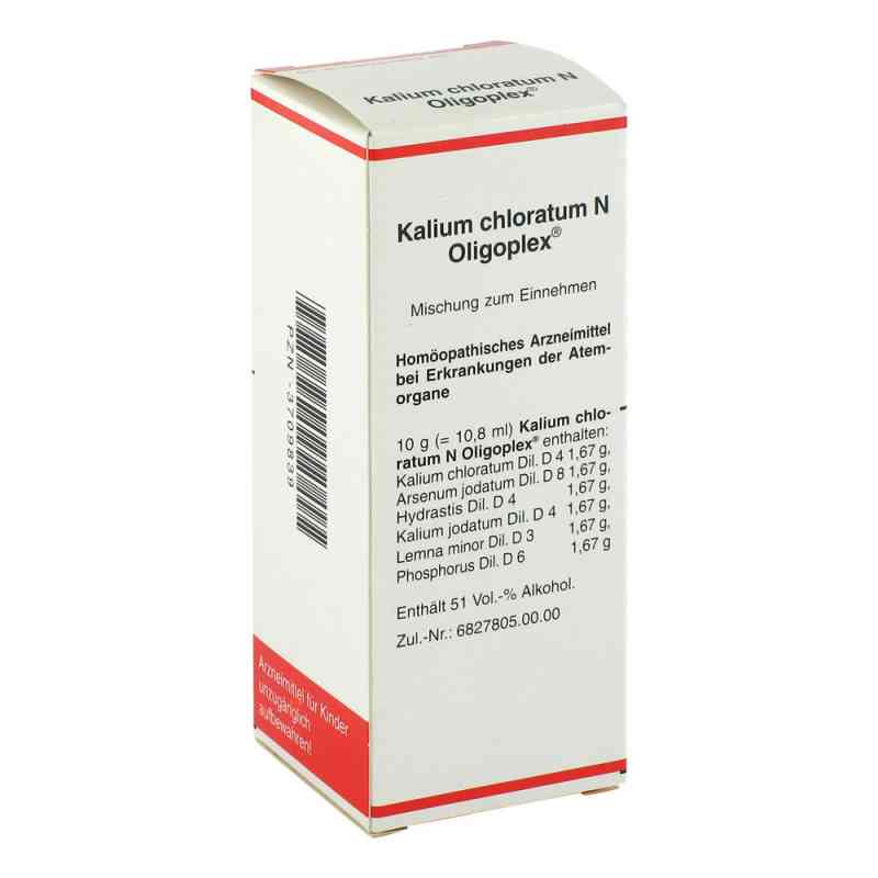 Kalium Chloratum N Oligoplex Liquidum 50 ml von MEDA Pharma GmbH & Co.KG PZN 03709839