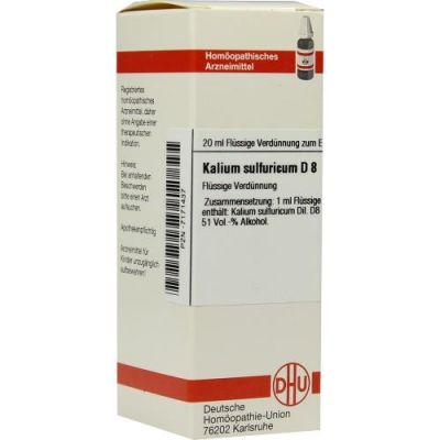Kalium Sulfuricum D8 Dilution 20 ml von DHU-Arzneimittel GmbH & Co. KG PZN 07171437