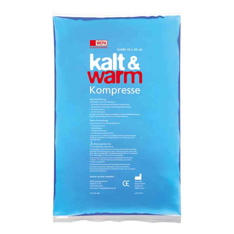 Kalt-warm Kompresse 16x26cm 1 stk von WEPA Apothekenbedarf GmbH & Co KG PZN 04861868