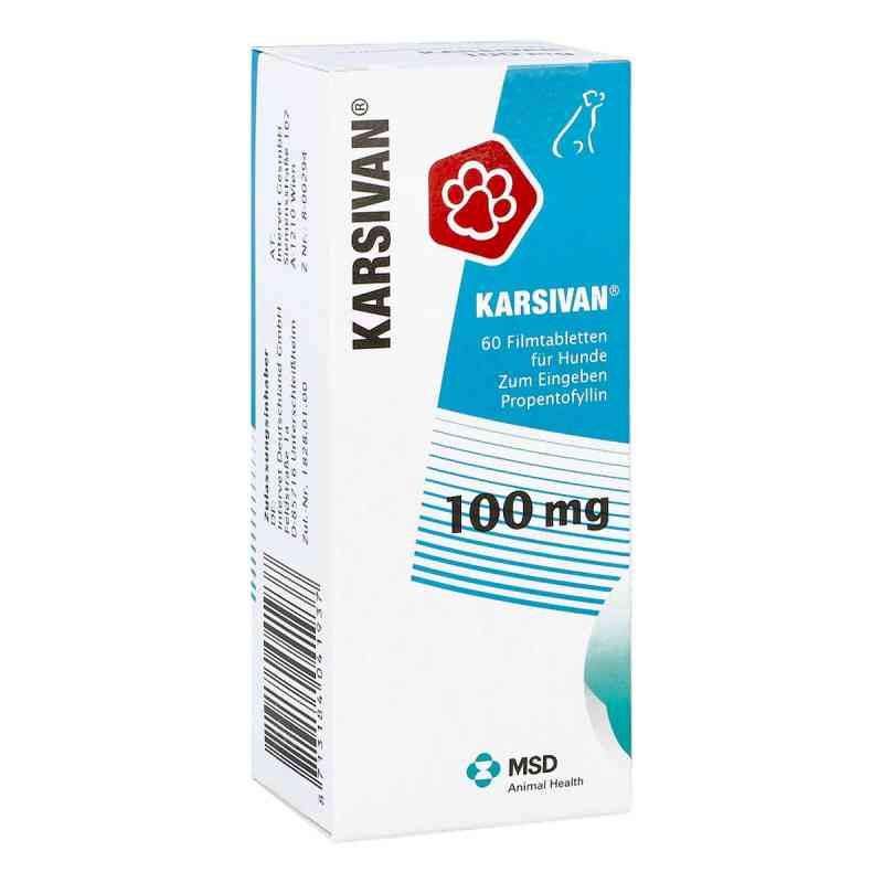 Karsivan 100 veterinär Filmtabletten 60 stk von Intervet Deutschland GmbH PZN 07545731