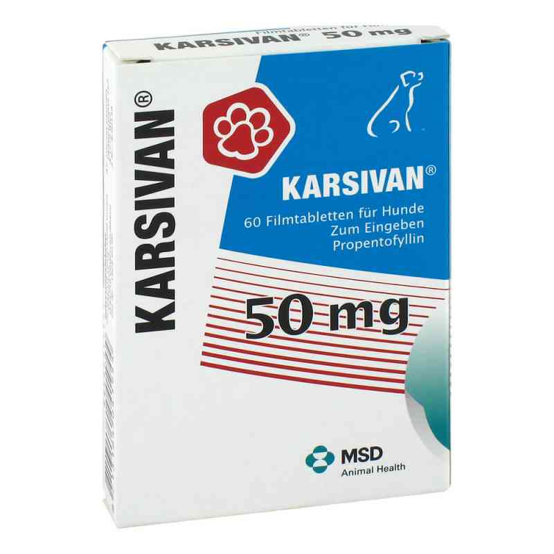Karsivan 50 veterinär Filmtabletten 60 stk von Intervet Deutschland GmbH PZN 03069995
