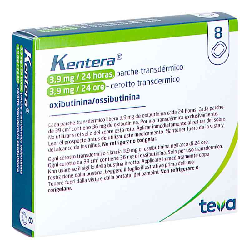Kentera 3.9mg/24h Pft 8 stk von kohlpharma GmbH PZN 16942767