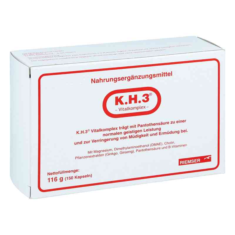 K.h.3 Vitalkomplex Kapseln 150 stk von Esteve Pharmaceuticals GmbH PZN 11524522