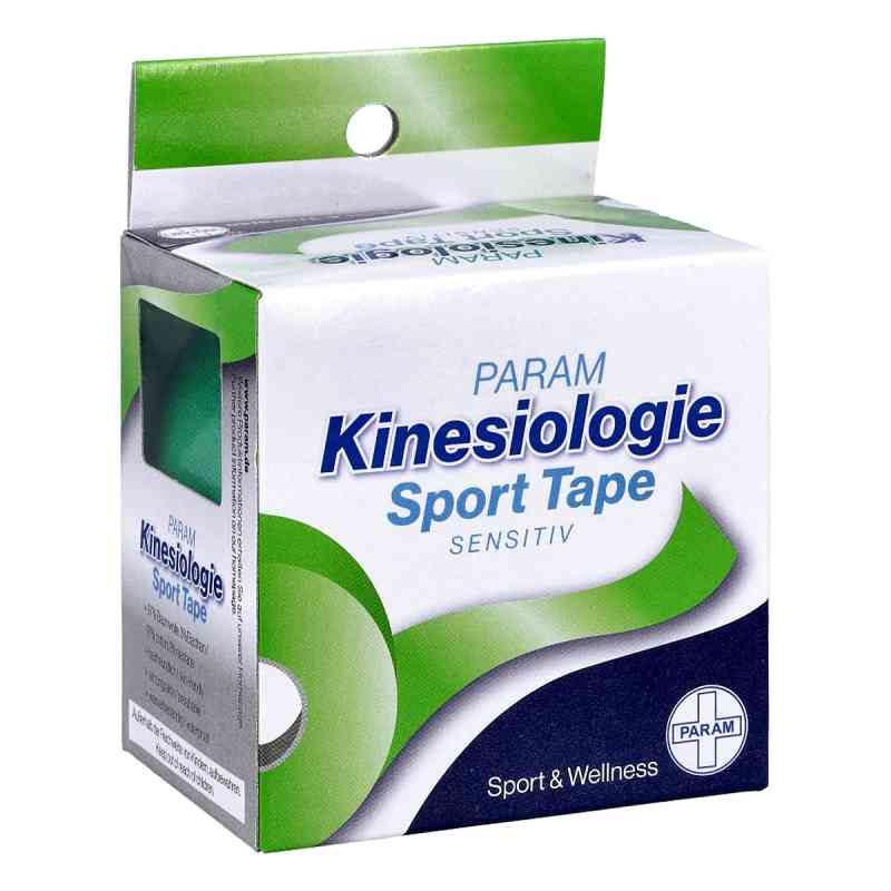 Kinesiologie Sport Tape 5 cmx5 m grün 1 stk von Param GmbH PZN 01413419
