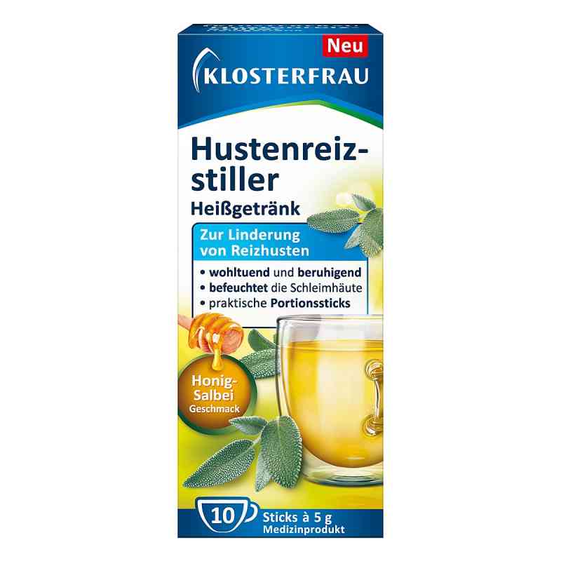 Klosterfrau Hustenreiz-Stiller Heißgetränk Pulver 10X5 g von MCM KLOSTERFRAU Vertr. GmbH PZN 19251644
