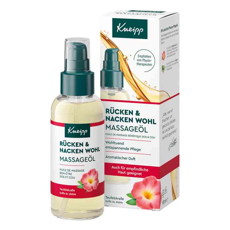 Kneipp Massageöl Rücken & Nacken Wohl 100 ml von Kneipp GmbH PZN 19725266