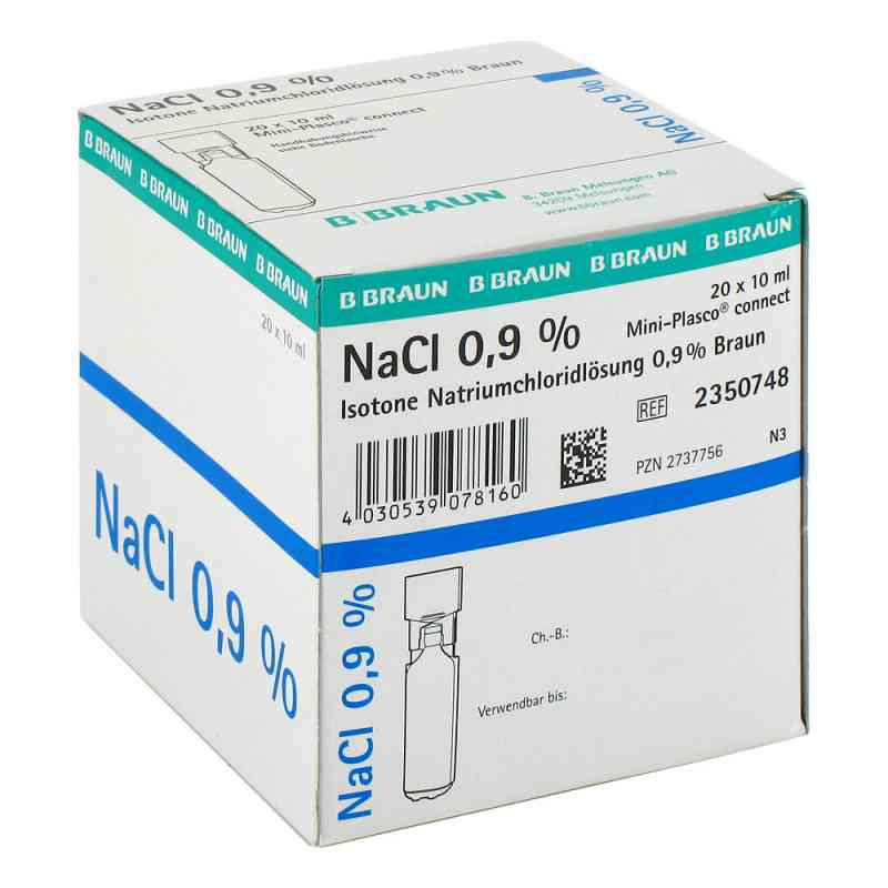 Kochsalzlösung 0,9% Miniplasco connect 20X10 ml von B. Braun Melsungen AG PZN 02737756