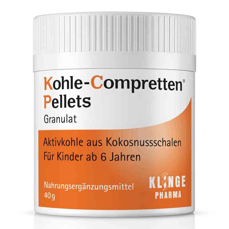 Kohle Compretten Pellets Granulat 40 g von Klinge Pharma GmbH PZN 20184781
