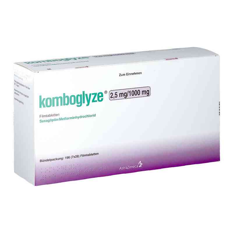 Komboglyze 2,5 mg/1000 mg Filmtabletten 196 stk von AstraZeneca GmbH PZN 09279009