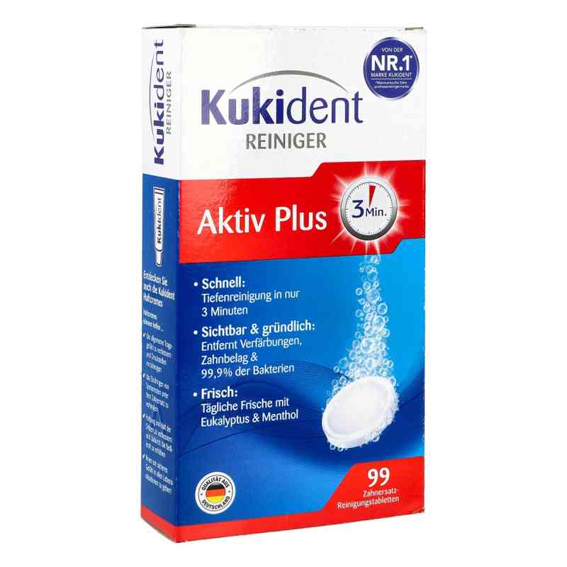 Kukident Aktiv Plus Tabs 99 stk von Reckitt Benckiser Deutschland GmbH PZN 02753703