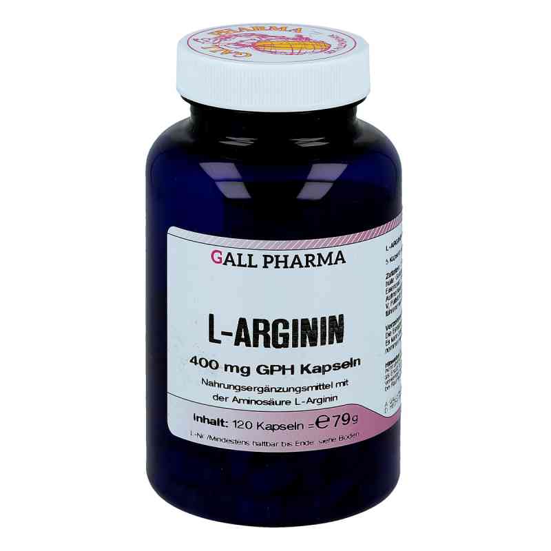 L-arginin 400 mg Kapseln 120 stk von Hecht-Pharma GmbH PZN 00562991