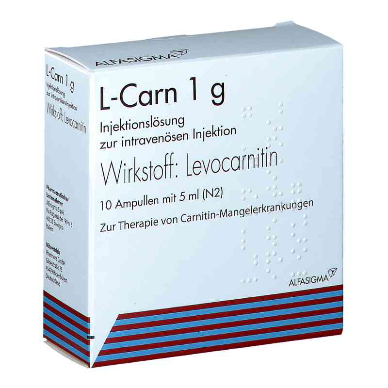 L-carn 1 g Injektionslösung (10x5 ml)