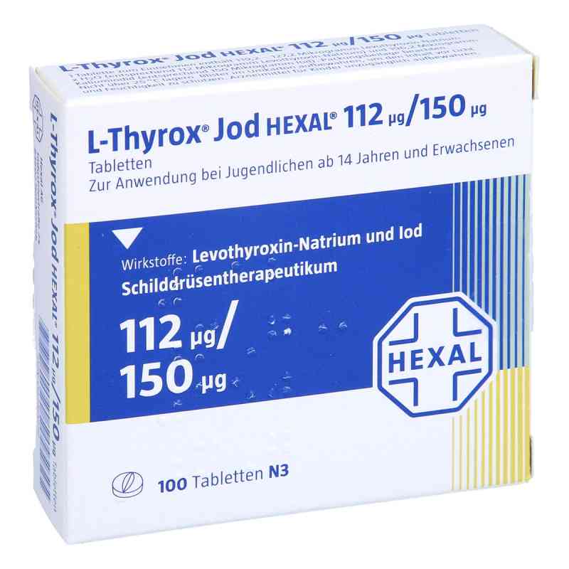L-thyrox Jod Hexal 112/150 Tabletten 100 stk von Hexal AG PZN 04250277