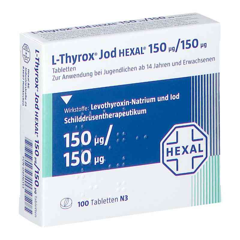 L-thyrox Jod Hexal 150/150 Tabletten 100 stk von Hexal AG PZN 04116113