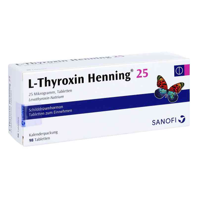 L-Thyroxin Henning 25 98 stk online kaufen günstig bei apo.com