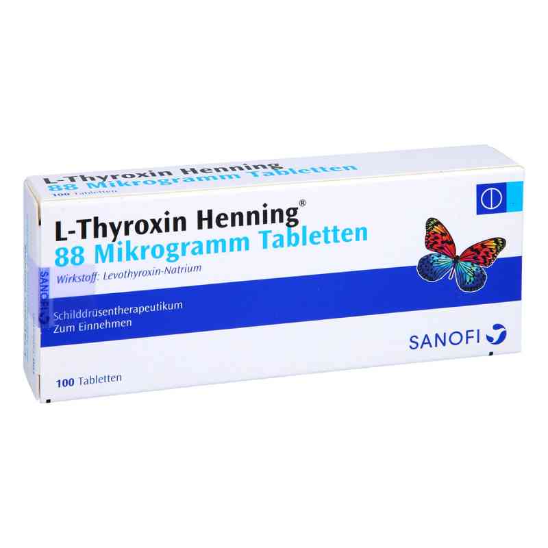 L-thyroxin Henning 88 Μg Tabletten 100 stk von Sanofi-Aventis Deutschland GmbH PZN 16917433