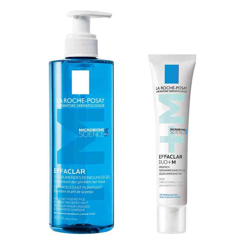 La Roche Posay Effaclar schäum. Reinigungsgel & Effaclar Duo+M 400+40 ml von L'Oreal Deutschland GmbH PZN 08102814