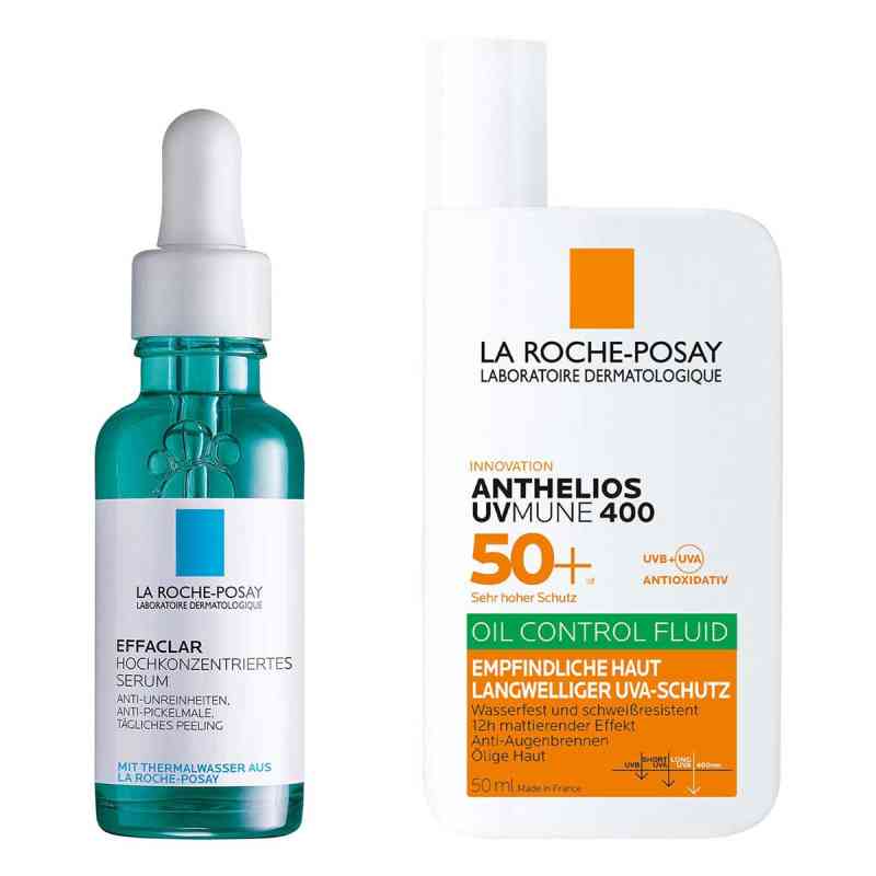 La Roche Posay Effaclar Serum & Anthelios OilControl UVMune 400 1 Pck von L'Oreal Deutschland GmbH PZN 08102828