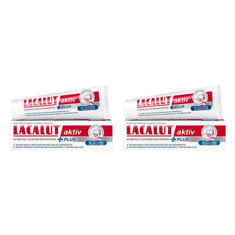 Lacalut Aktiv Plus Zahncreme 2x75 ml von Dr. Theiss Naturwaren GmbH PZN 08104780