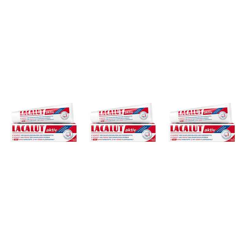 Lacalut Aktiv Zahncreme 3x100 ml von Dr. Theiss Naturwaren GmbH PZN 08104799