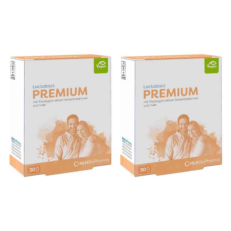 Lactobact PREMIUM Darm-Probiotikum mit Inulin Kapseln 2x30 stk von HLH BioPharma GmbH PZN 08106230