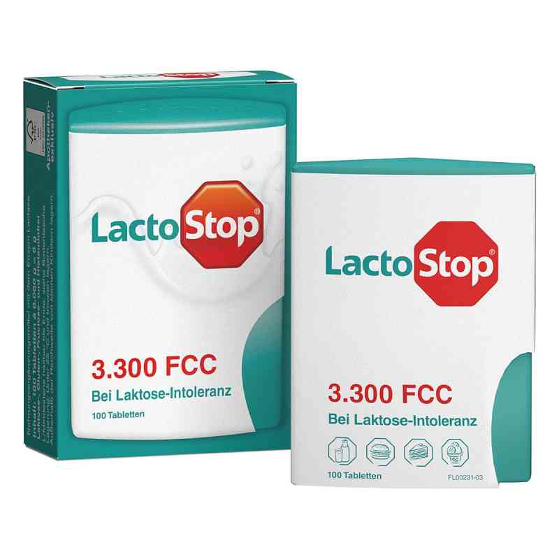 Lactostop 3.300 FCC Tabletten Klickspender 100 stk von MIBE GmbH Arzneimittel PZN 09292004