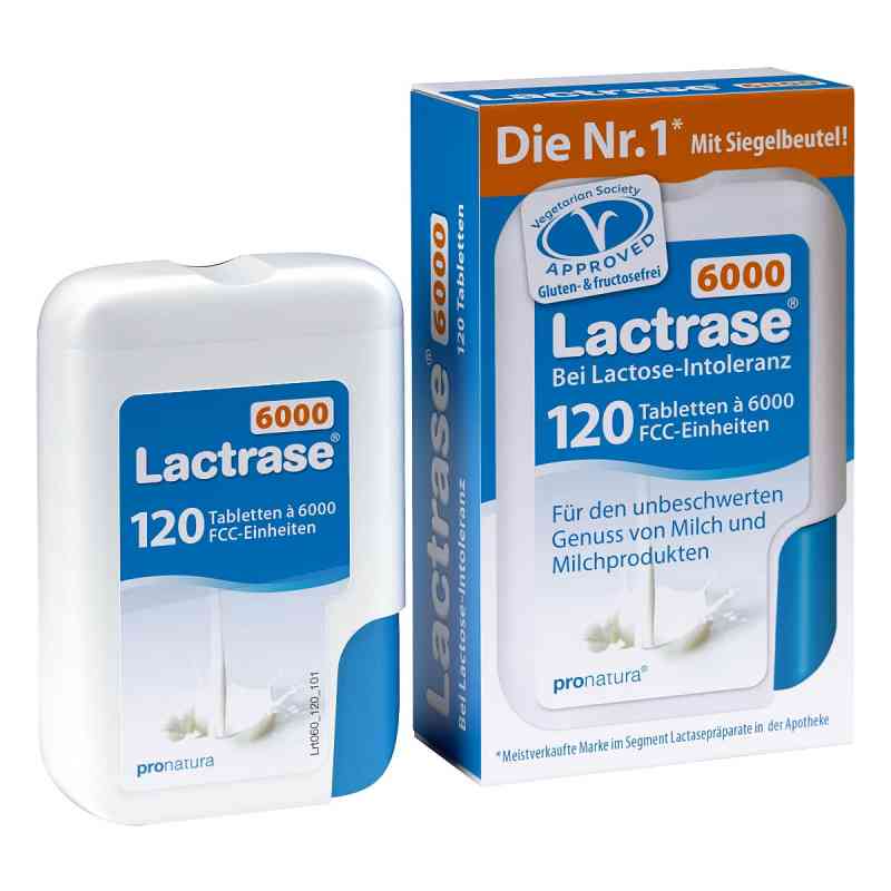 Lactrase 6.000 Fcc Tabletten im Klickspender 120 stk von Pro Natura Gesellschaft für gesunde Ernährung mbH PZN 10950139