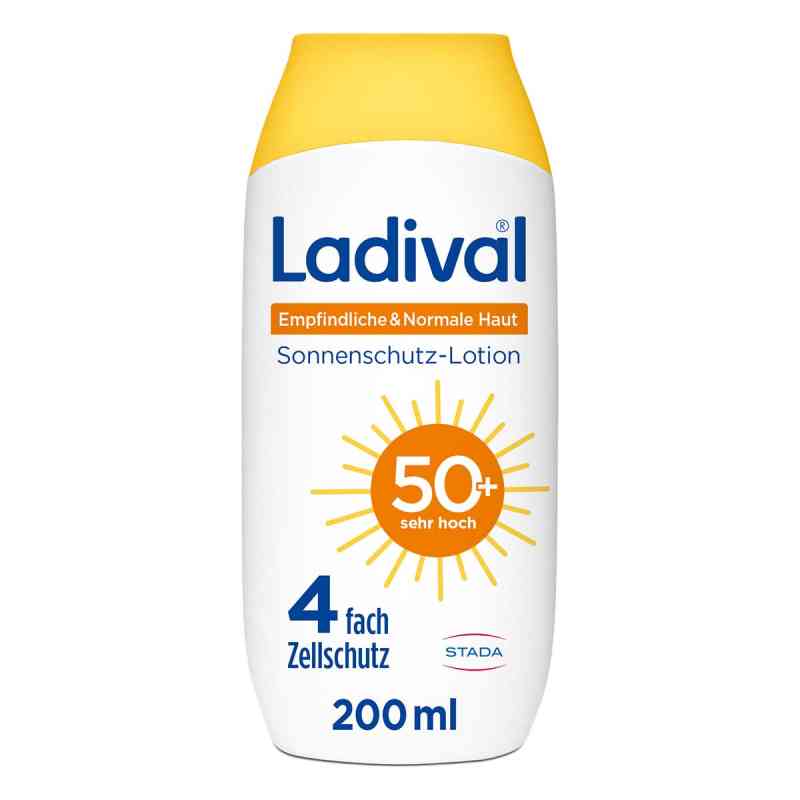 Ladival Empfindliche & Normale Haut Sonnenschutz-Lotion LSF 50+ 200 ml von STADA Consumer Health Deutschland GmbH PZN 19362645