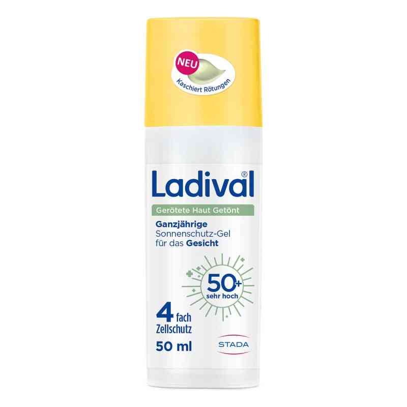 Ladival Gerötete Haut Getönt Sonnenschutz-Gel Gesicht LSF 50+  50 ml von STADA Consumer Health Deutschland GmbH PZN 19742862